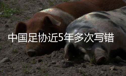 中国足协近5年多次写错球员姓名是怎么回事 这有什么影响