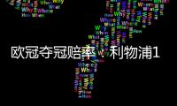 欧冠夺冠赔率：利物浦1赔5居首 3强并列紧追