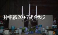 孙铭徽20+7胡金秋24分 广厦6人上双击败四川